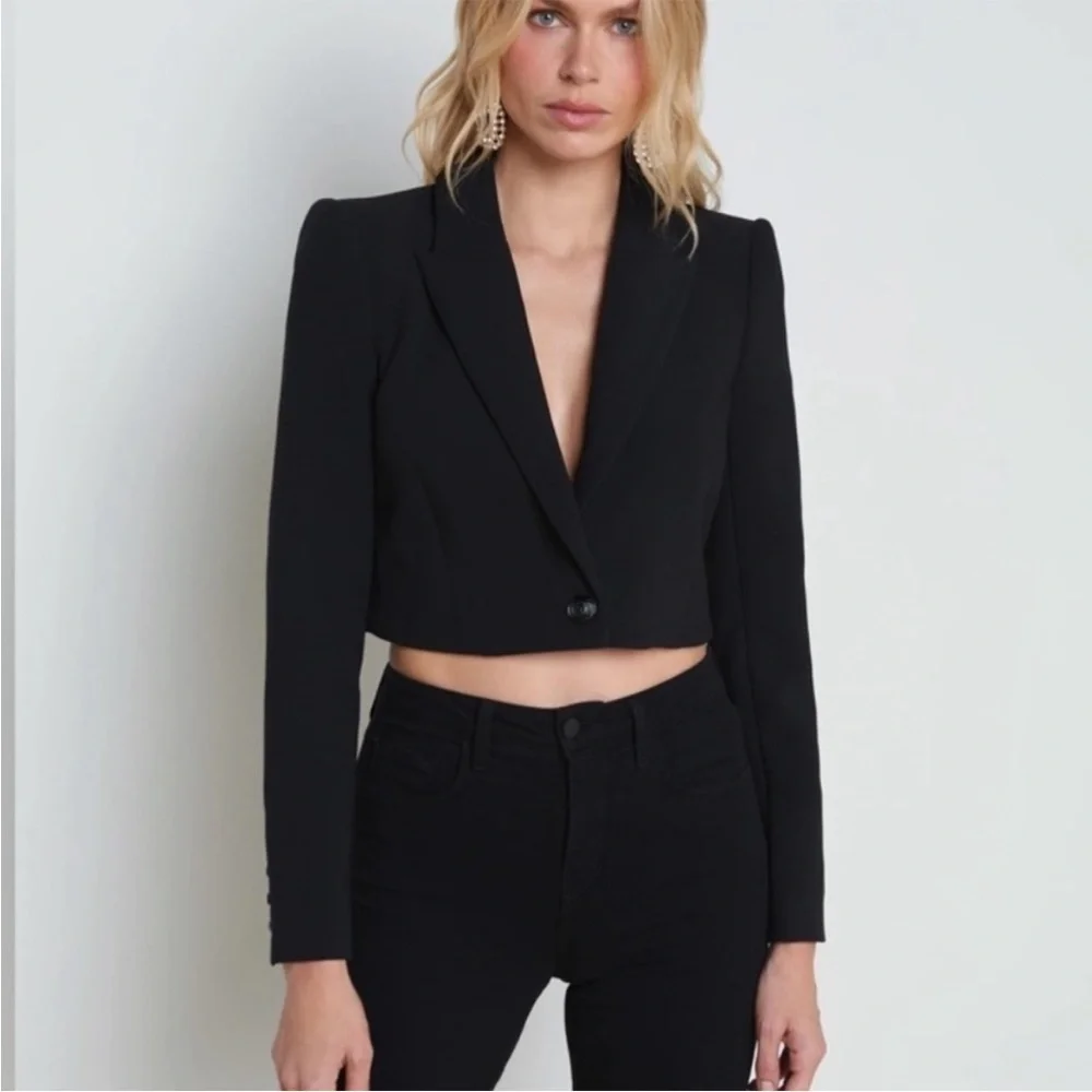 NWT L'AGENCE Elegant Black Blazer